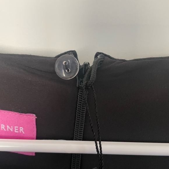 NWT - Brook Taverner Black Wool Blend Dress – Size 12R - Picture 6 of 12